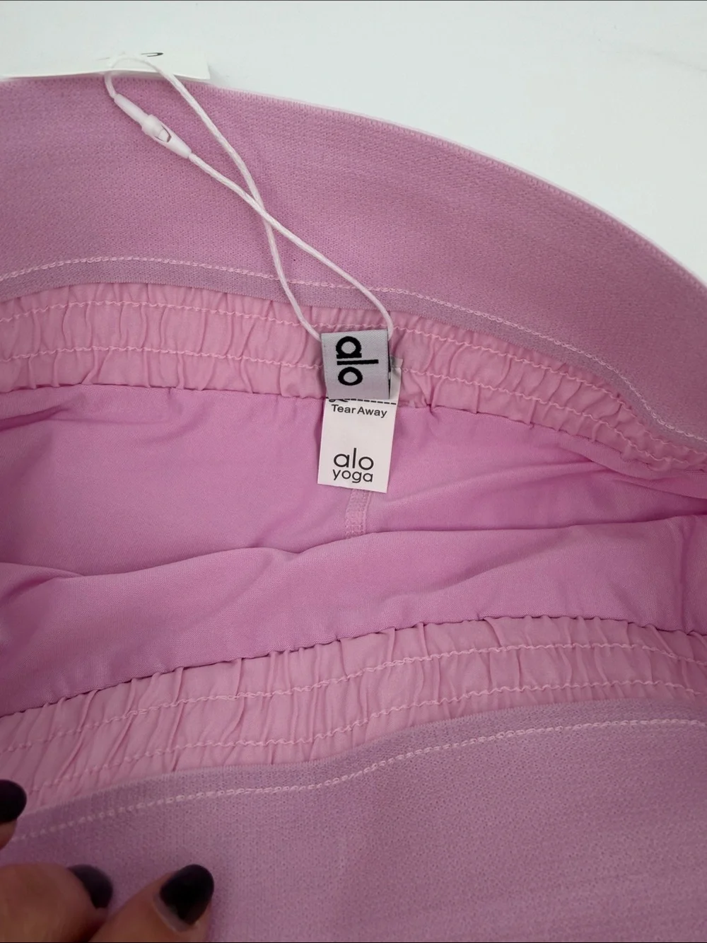 ALO Yoga Pink Active Crop Top & Pleated Skirt Set